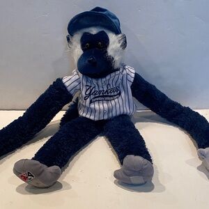 NY Yankees “Fuzzhead Wig” Monkey Plush Toy